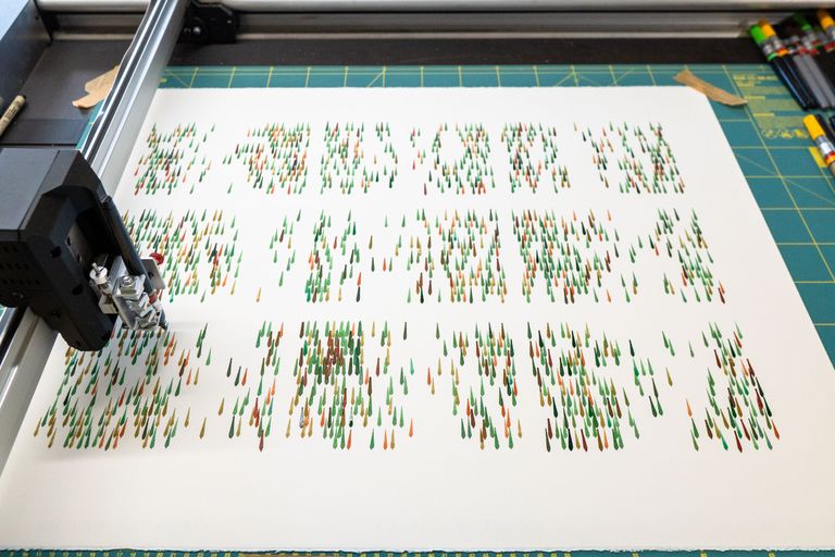 Artwork from project The Drawing Machine